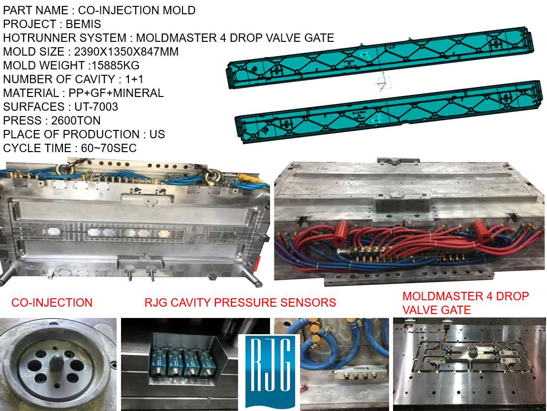 CO-INJECTION MOLD 雙射嘴射出模具,雙色射出模具